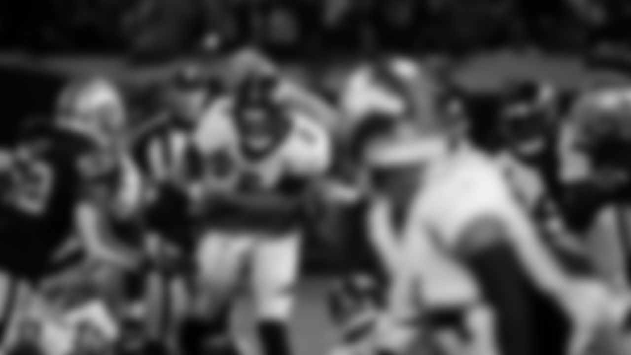 The Raiders regular season game against the Denver Broncos at Oakland-Alameda County Coliseum.