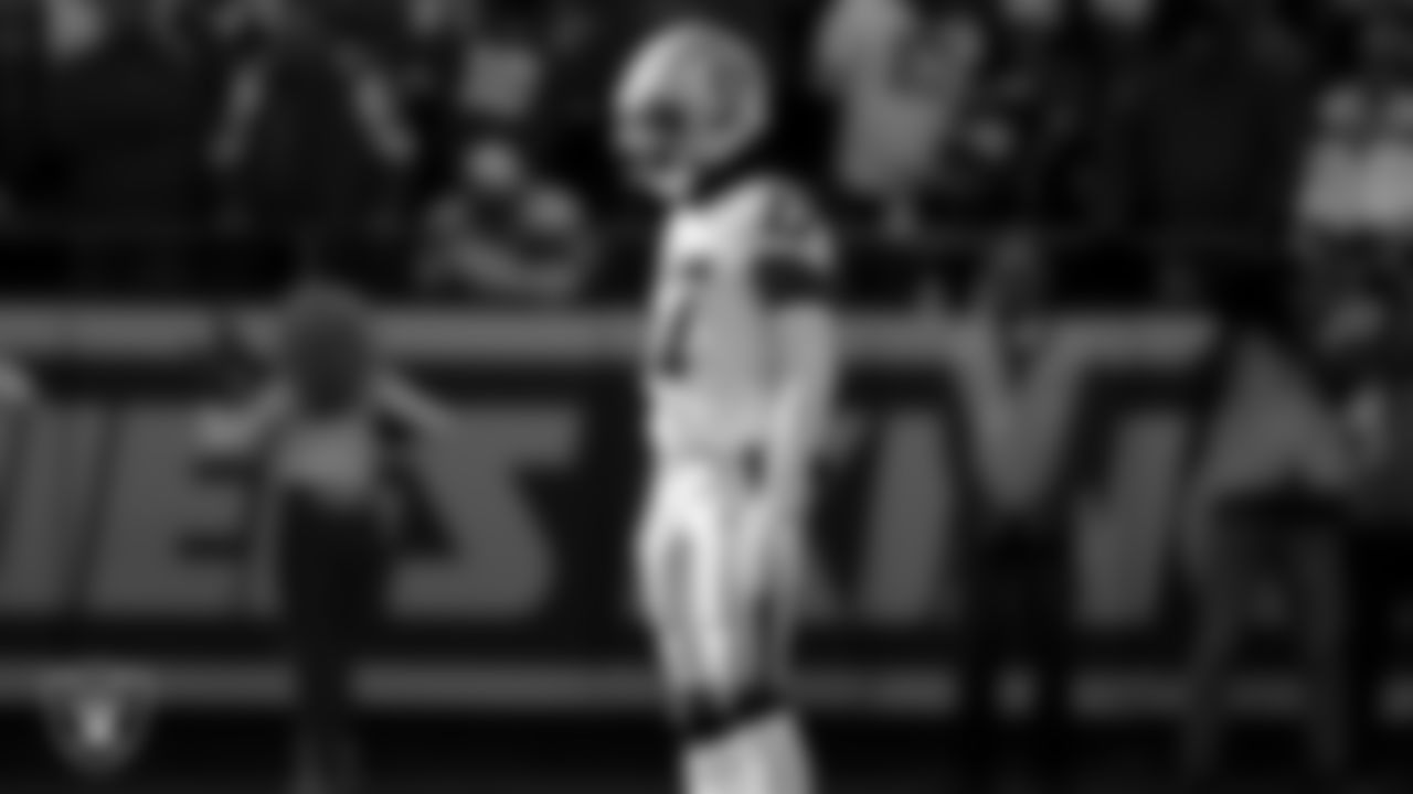 Las Vegas Raiders wide receiver Tyron Johnson (17) during the regular season away game against the Kansas City Chiefs.