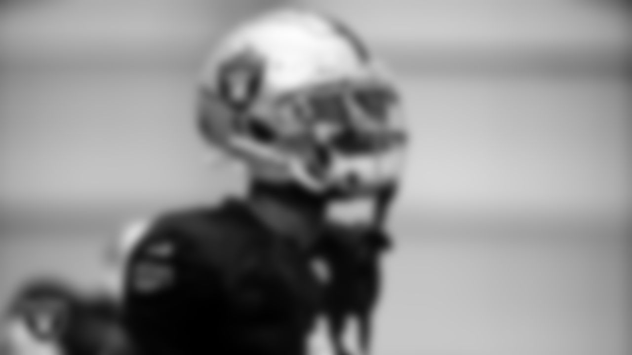 Las Vegas Raiders wide receiver Henry Ruggs III (11) during practice.