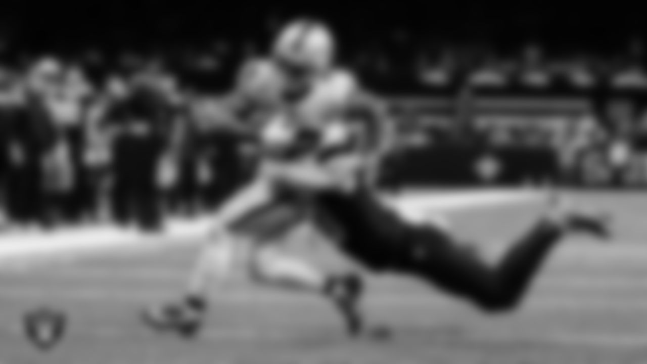 Las Vegas Raiders running back Ameer Abdullah (22) during the regular season away game against the New Orleans Saints at Caesars Superdome.