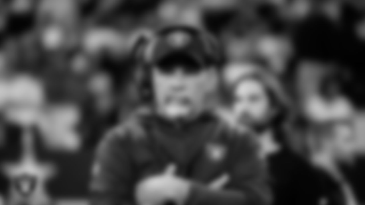 Las Vegas Raiders Interim Head Coach Rich Bisaccia on the sidelines before the Las Vegas Raiders regular season away game against the Dallas Cowboys.