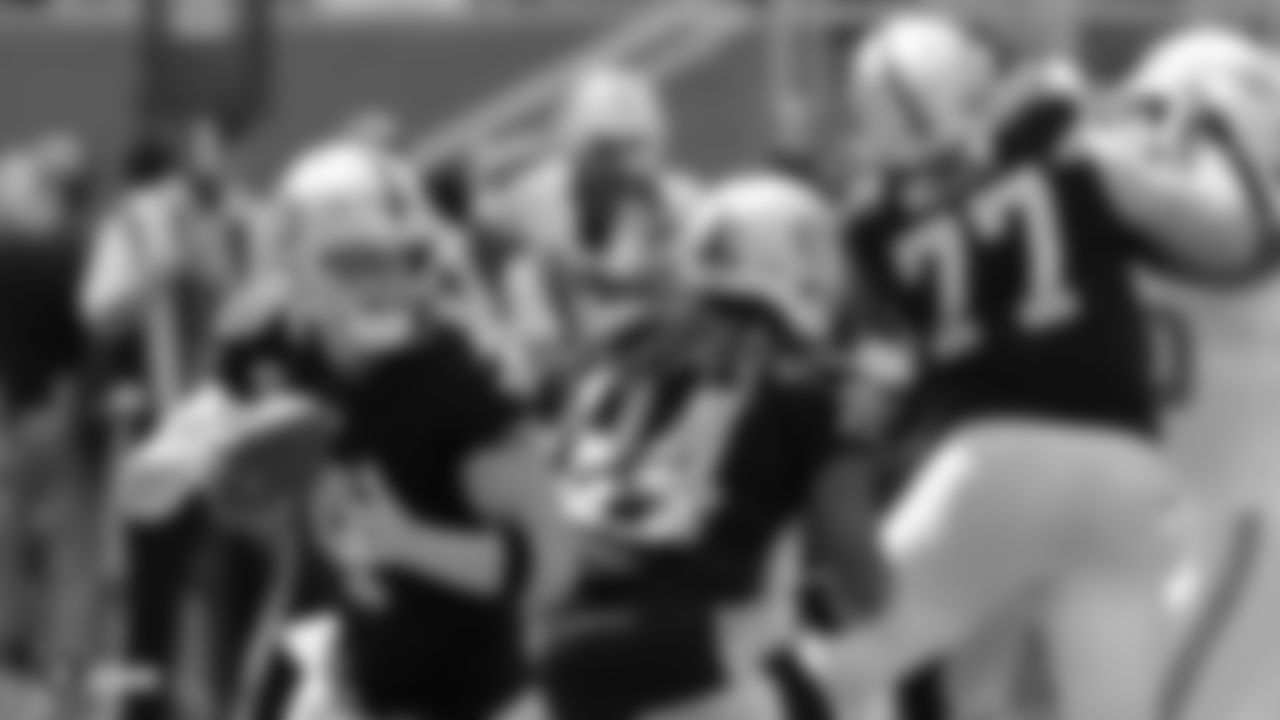 The Oakland Raiders regular season game against the Miami Dolphins at Hard Rock Stadium, Sunday, September 23, 2018, in Miami Gardens, Florida.