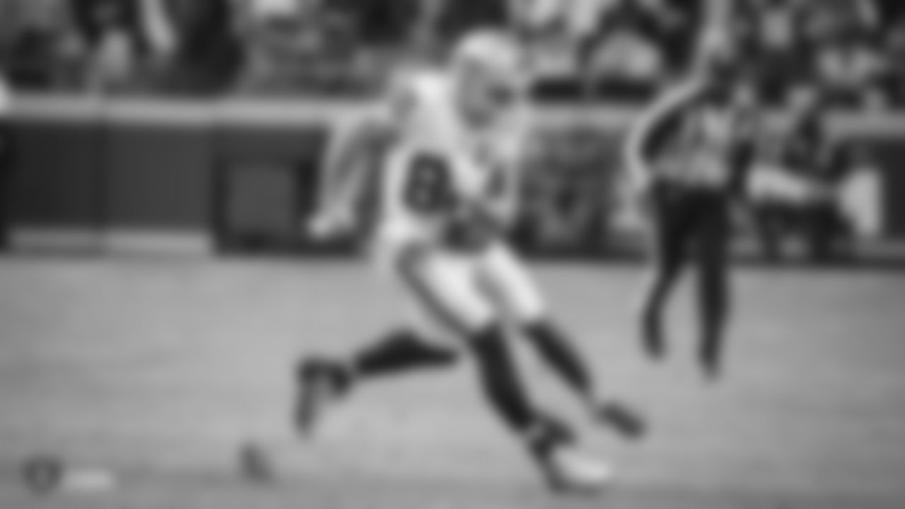 Oakland Raiders wide receiver Jordy Nelson (82) during the Oakland Raiders regular season game against the Kansas City Chiefs at Arrowhead Stadium, Sunday, December 30, 2018, in Kansas City, Missouri. The Oakland Raiders lost 35-3.