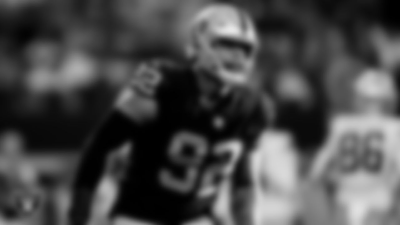 Las Vegas Raiders defensive tackle Solomon Thomas (92) during the regular season away game against the Dallas Cowboys.