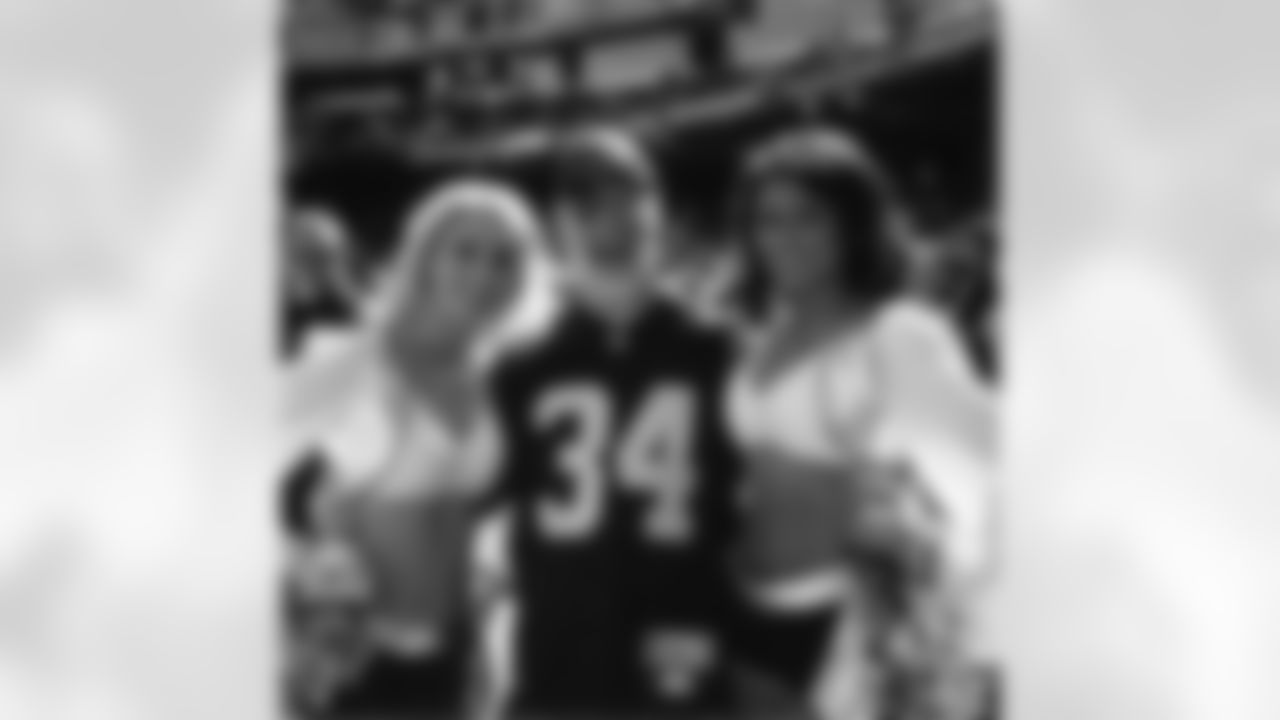 Fan from Hamilton, Ontario, Canada in Oakland for first Raiders home game