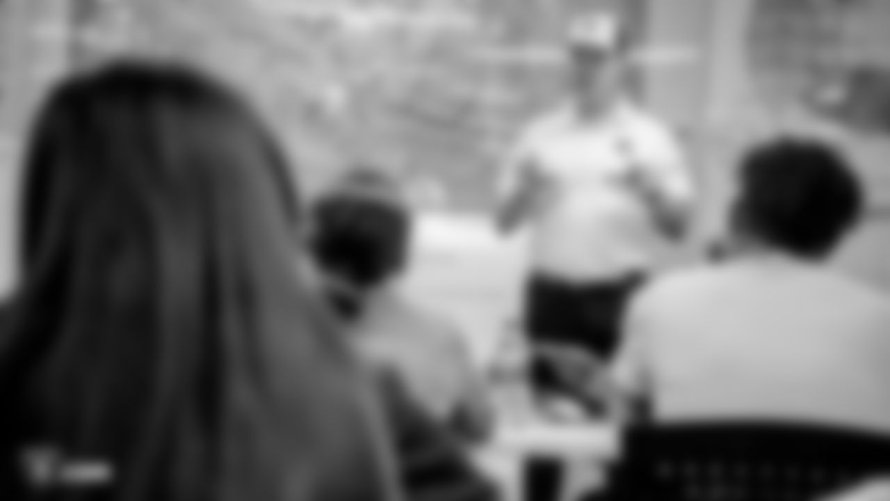 Students from the Young Executive Scholars (YES) Hospitality & Tourism Program spend one-on-on time with Raiders executives who are currently leading the operational and community strategy of the Raiders' highly anticipated relocation to Las Vegas.