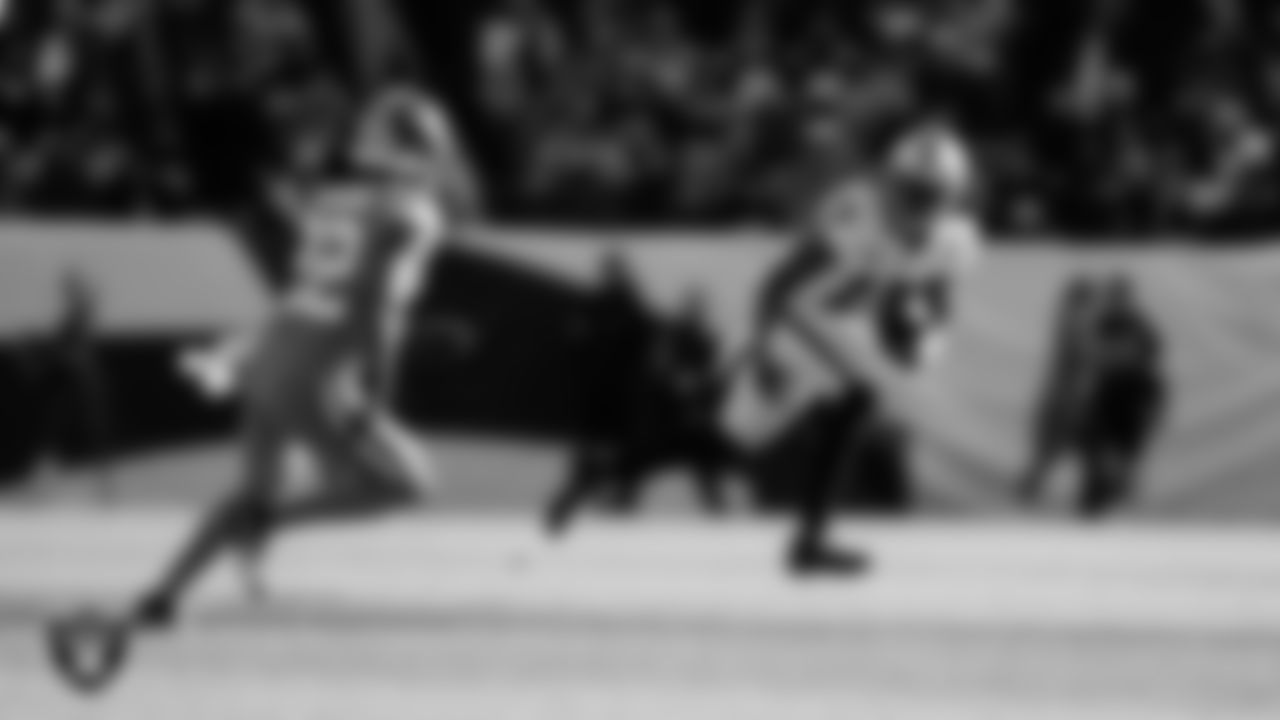 Las Vegas Raiders wide receiver Davante Adams (17) during the regular season away game against the Denver Broncos at Empower Field at Mile High.