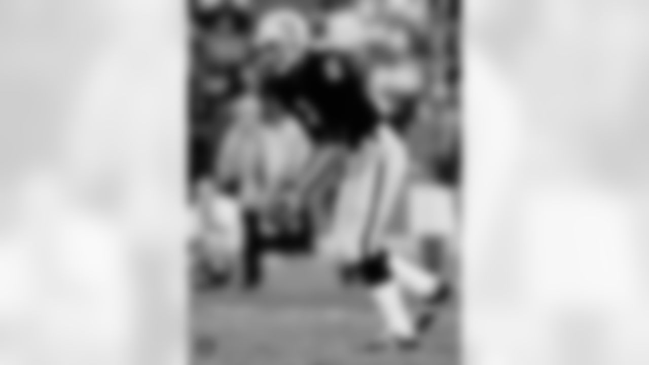 Ray Guy punted 1,049 times during his career for 44,493 yards for an average of 42.5 yards per punt. He perfected the "coffin corner" punt and won three Super Bowls with the Silver and Black. Guy became the first punter inducted into the Pro Football Hall of Fame in 2014.