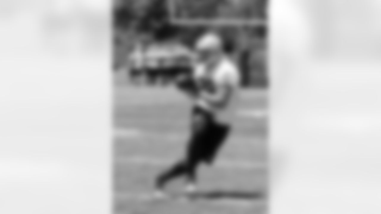 WR Derek Carrier makes the catch on the run.