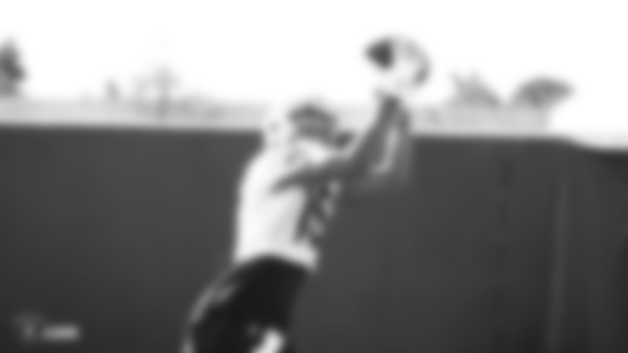 Raiders wide receiver Tyrell Williams (16) makes a catch during practice.