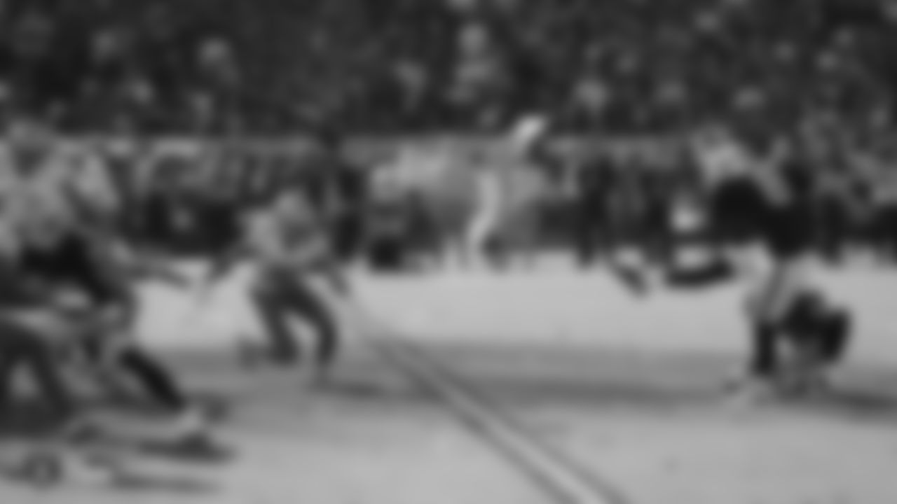 Raiders kicker Daniel Carlson (8) during the regular season game against the Detroit Lions.