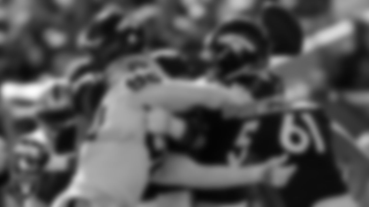 Las Vegas Raiders defensive tackle Solomon Thomas (92) pressures the quarterback during the regular season away game against the Denver Broncos.