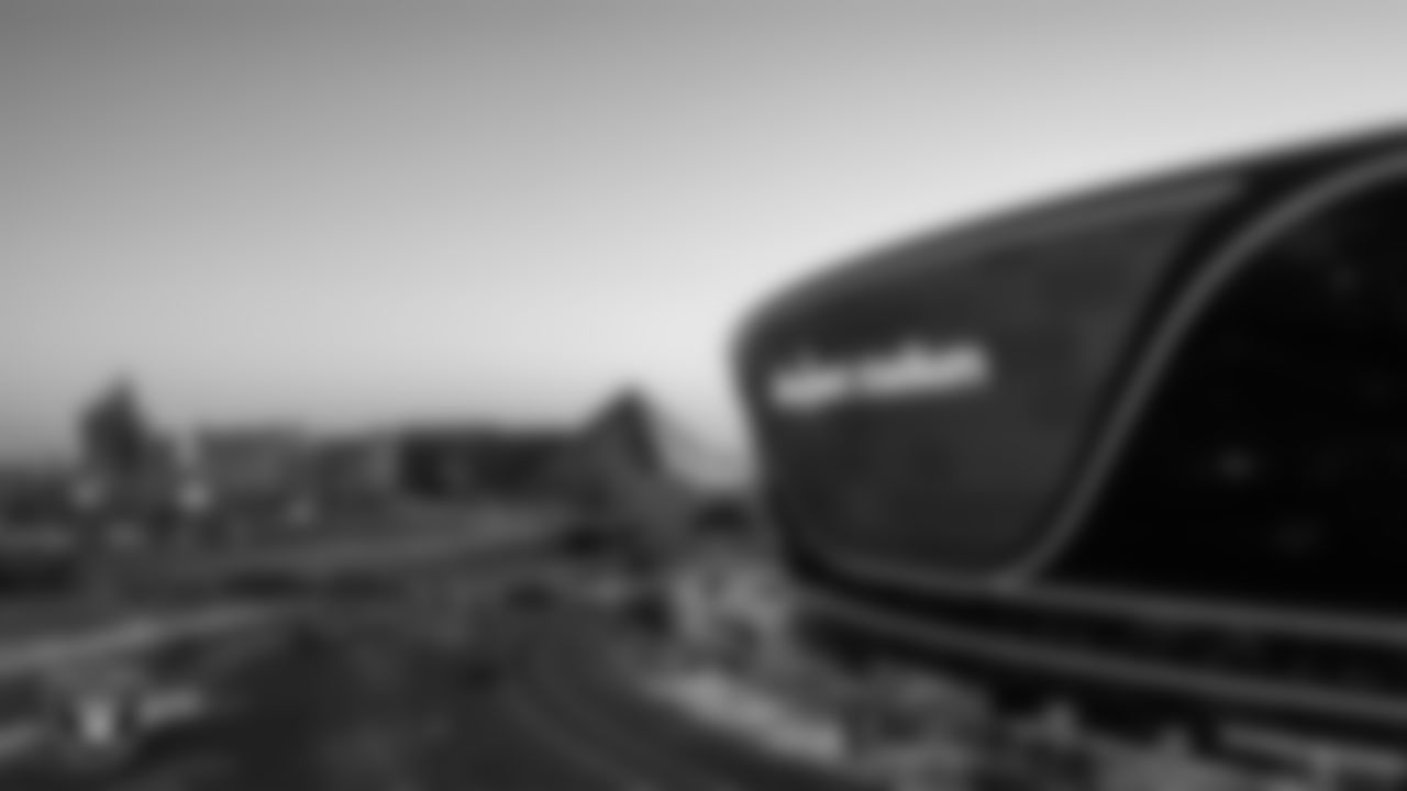 Completed pictures for the construction of Allegiant Stadium.