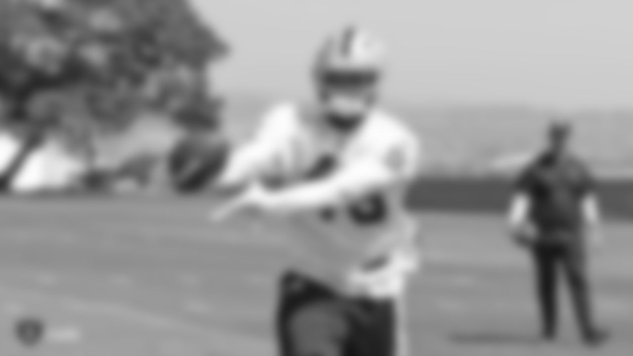 Oakland Raiders cornerback Dominique Rodgers-Cromartie (45) on the field for practice at the Oakland Raiders Practice Facility, Thursday, September 6, 2018, in Alameda, California.