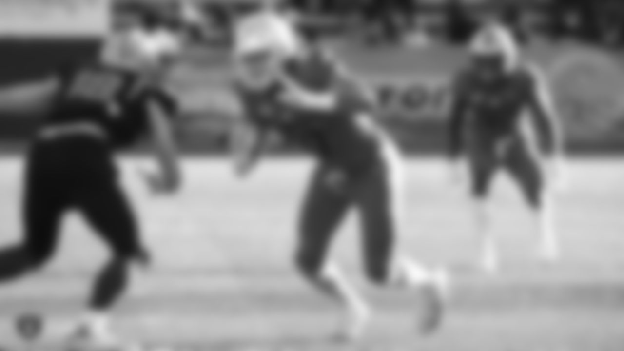 Game action of the 2019 Senior Bowl at Ladd-Peebles Stadium, Saturday, January 26, 2019, in Mobile, Alabama.