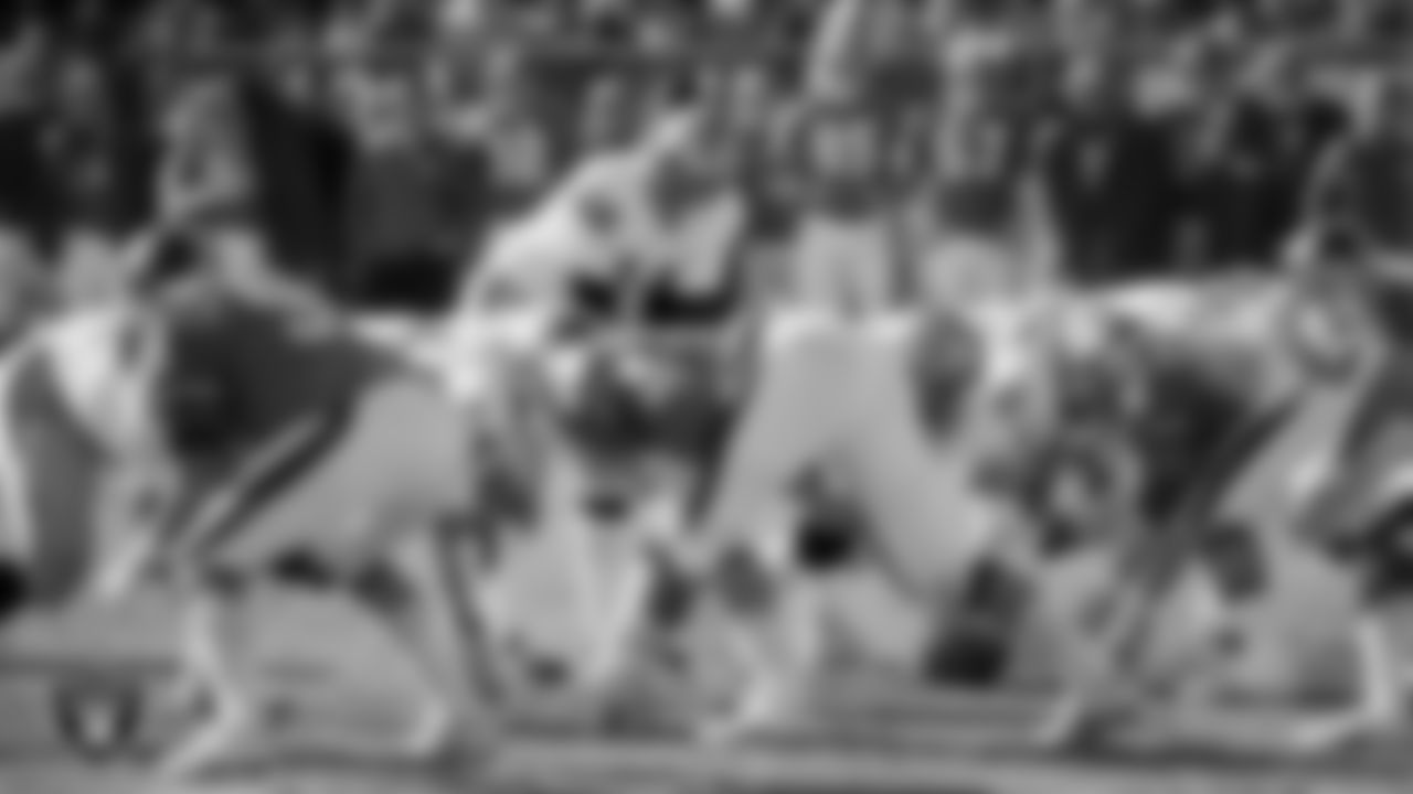 Raiders quarterback Ken Stabler (12) lines up before the snap during the AFC Championship game against the Denver Broncos at Mile High Stadium, Sunday, January 1, 1978, in Denver, Colo.