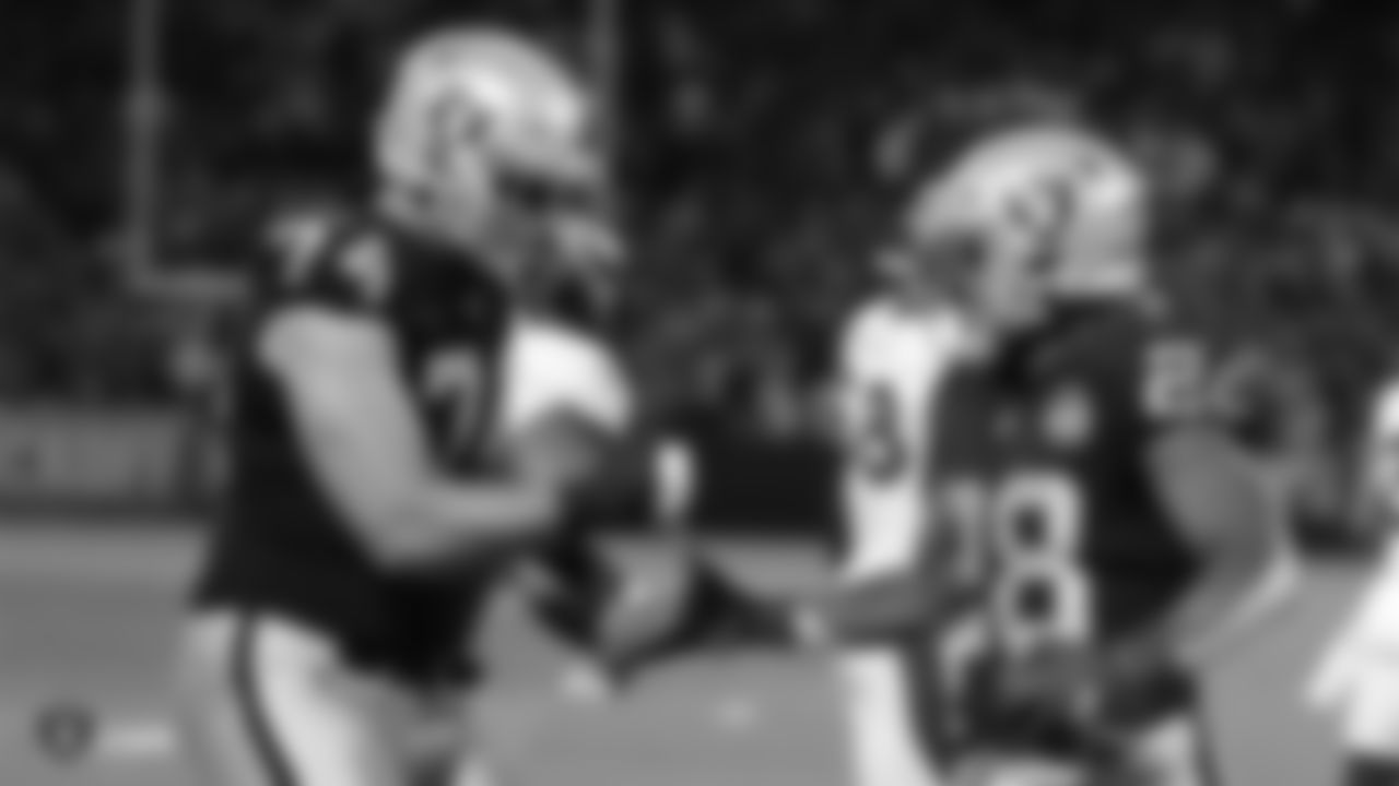 The Raiders regular season game against the Denver Broncos at Oakland-Alameda County Coliseum.