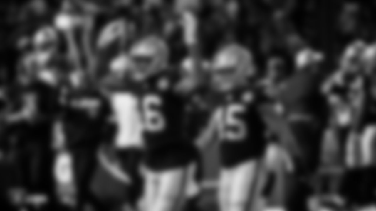 The Raiders regular season game against the Denver Broncos at Oakland-Alameda County Coliseum.