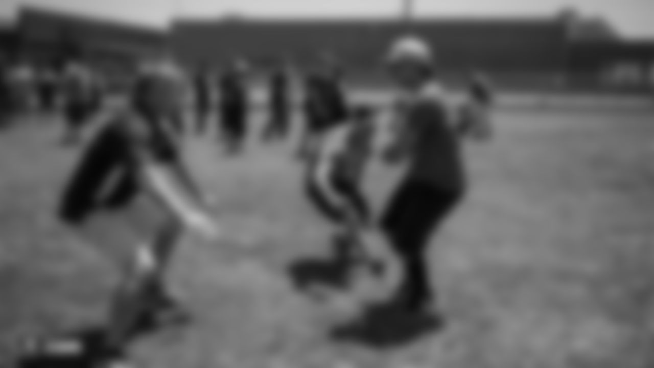 The Raiders partner with USA Football to host a Heads-Up Football Clinic for youth and high school coaches of Washoe County School District.