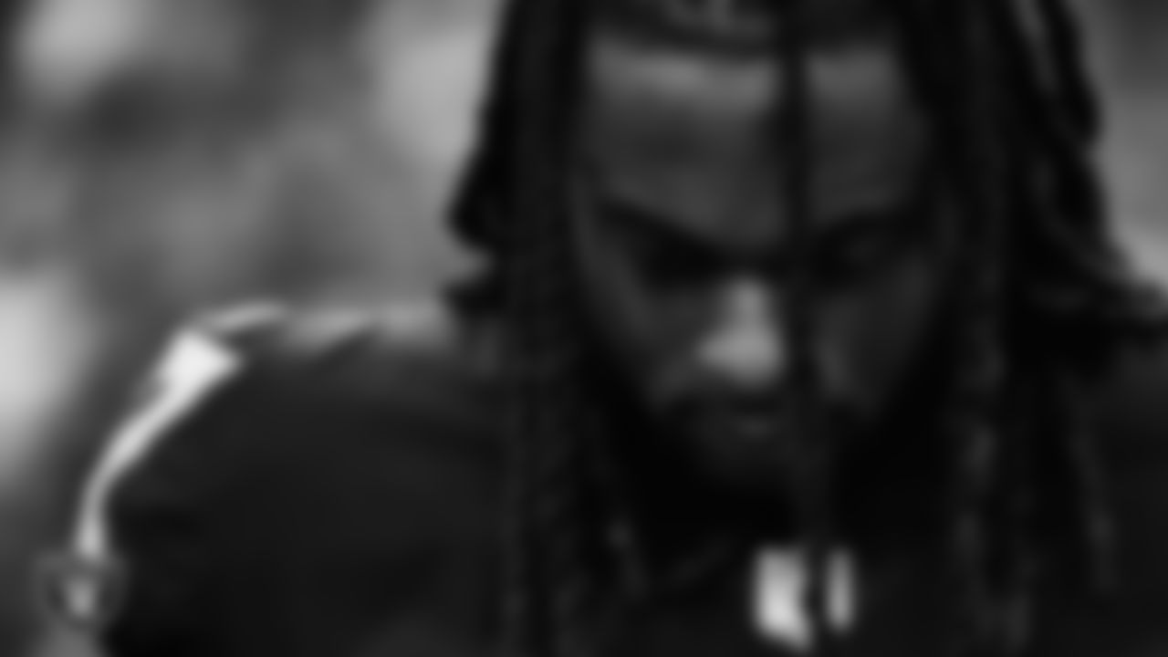 Las Vegas Raiders wide receiver Davante Adams (17) during the national anthem before the preseason home game against the New England Patriots at Allegiant Stadium.