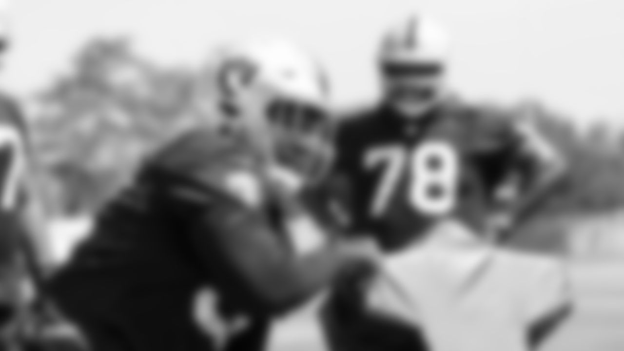 Raiders defensive tackle P.J. Hall (92) at an Organized Team Activity (OTA) at the Raiders Practice Facility in Alameda, Calif.