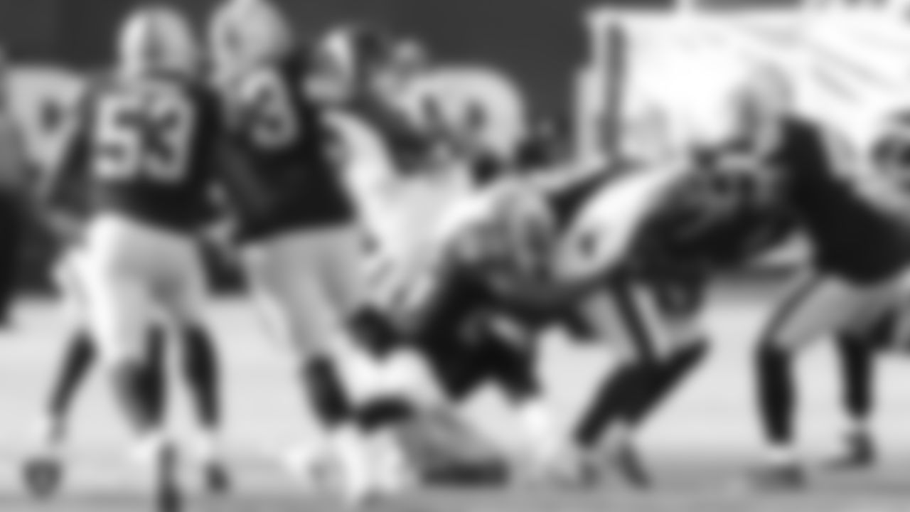 The Oakland Raiders preseason game against the Los Angeles Rams at Oakland-Alameda County Coliseum.
