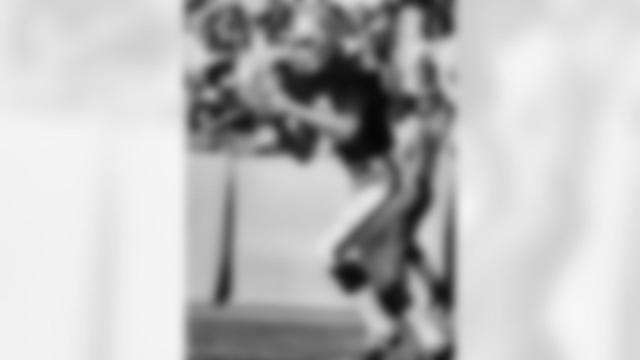Ray Guy punted 1,049 times during his career for 44,493 yards for an average of 42.5 yards per punt. He perfected the "coffin corner" punt and won three Super Bowls with the Silver and Black. Guy became the first punter inducted into the Pro Football Hall of Fame in 2014.