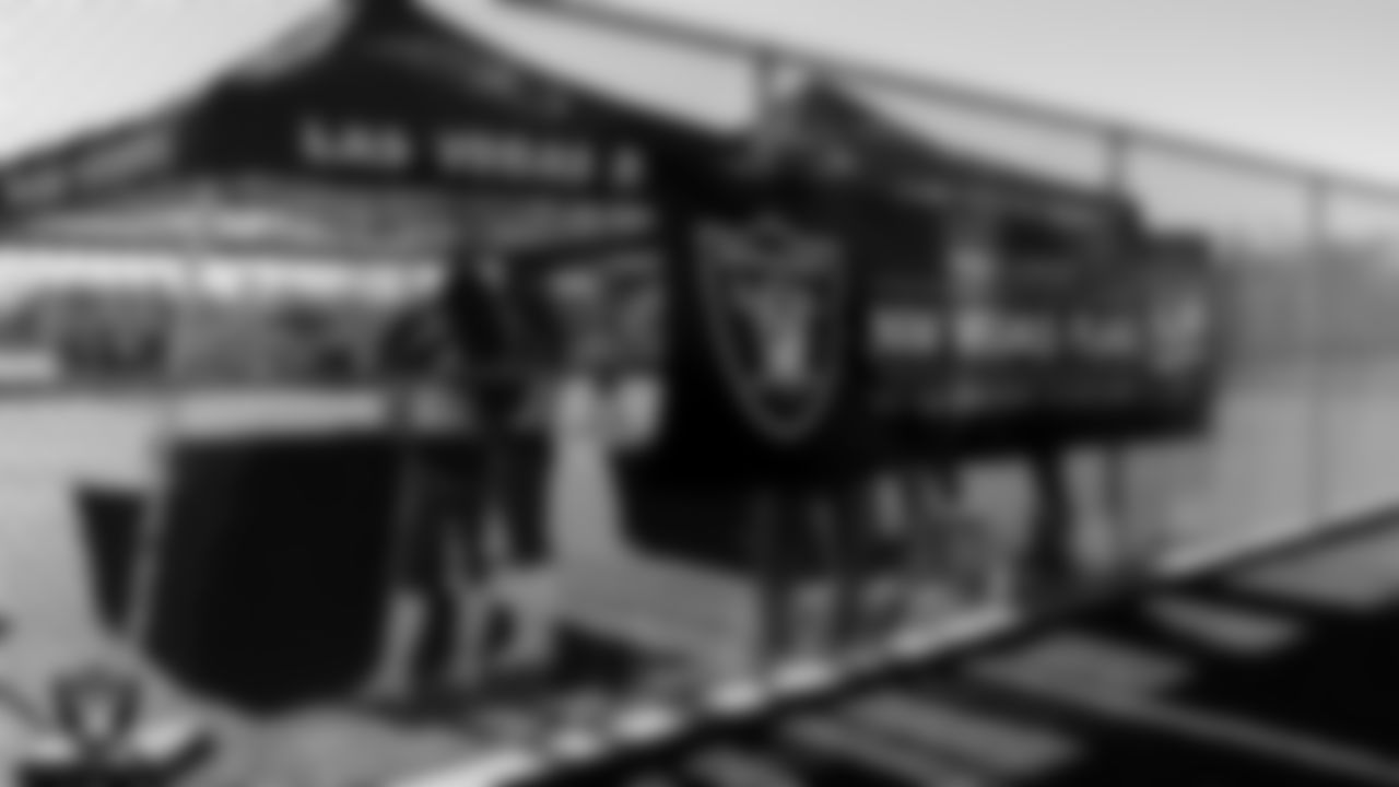 Northwest Vegas Flag signage before the end of the season Silver and Black Flag Football League championship games at Teton Trails Park.