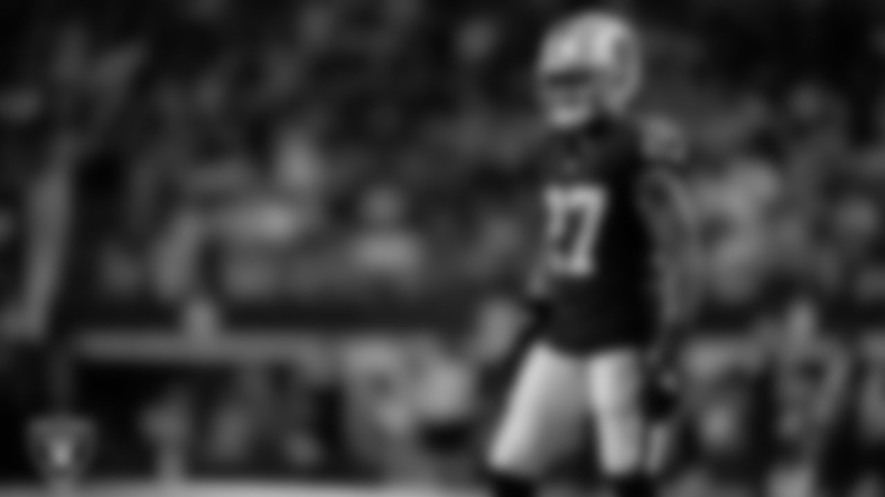 Las Vegas Raiders cornerback Sam Webb (27) during the preseason away game against the Dallas Cowboys at AT&T Stadium.