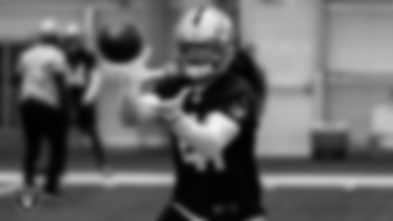 Las Vegas Raiders cornerback TJ Morrison (41) at day one of 2021 Rookie Minicamp.