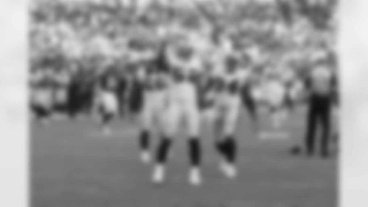 LB Khalil Mack celebrates after making a play.