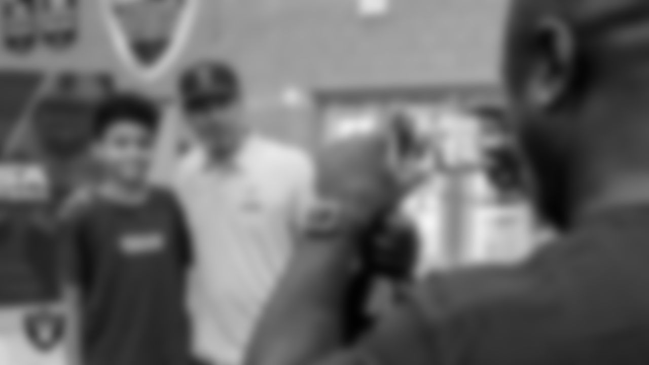 Las Vegas Raiders alumnus Rod Woodson poses for a photo during the USA Football Summer Blitz.
