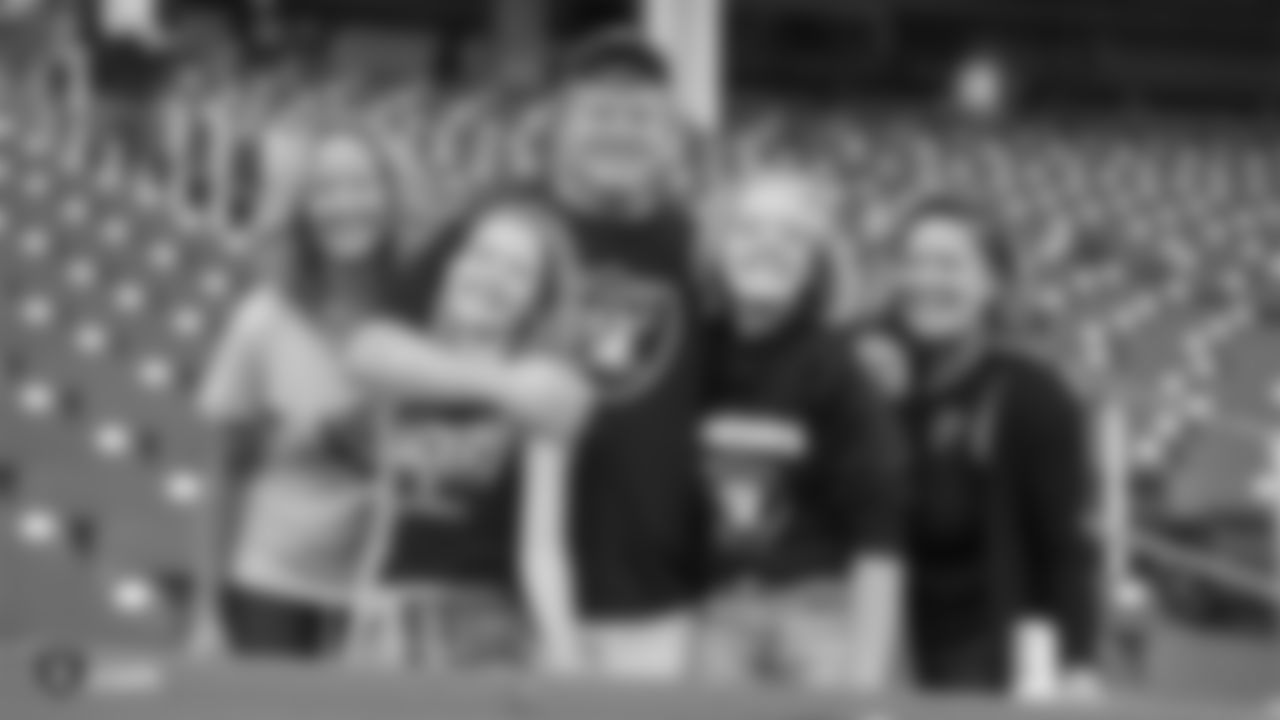 Raiders fans in the stands before the Raiders preseason game against the Green Bay Packers at IG Field.