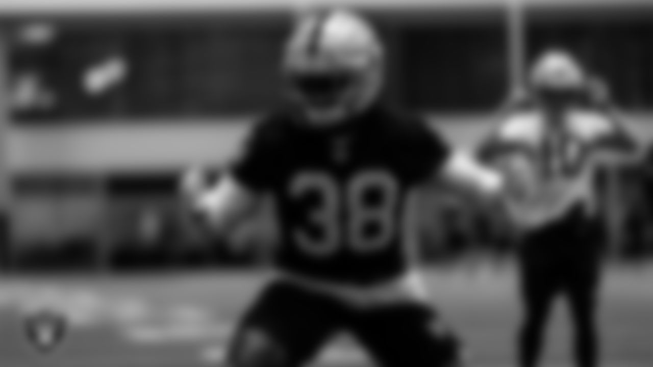 Texas A&M cornerback Brandon Williams (38) at day one of 2021 Rookie Minicamp.