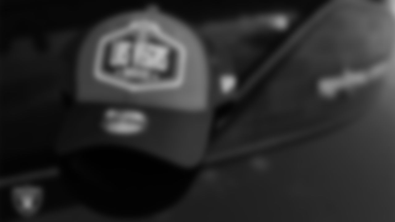 The Las Vegas Raiders 2021 NFL Draft cap.