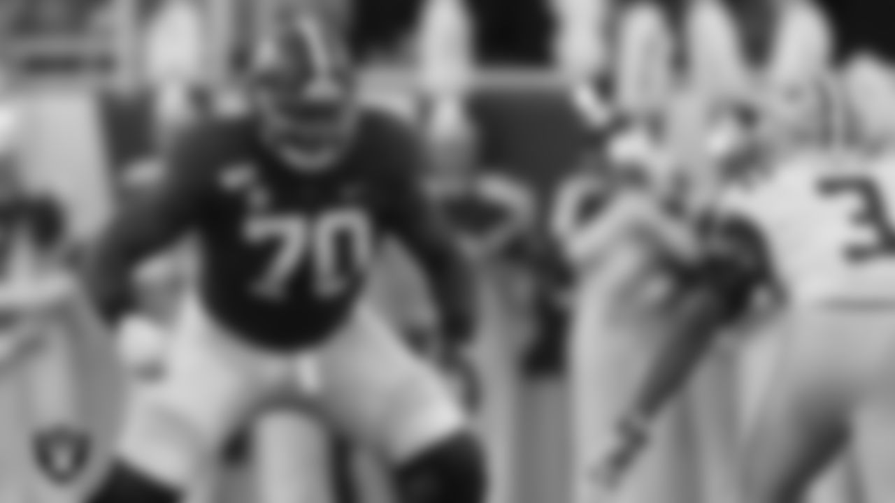OL Alex Leatherwood
First Round (17th overall)
Alabama