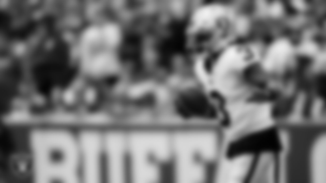 Las Vegas Raiders wide receiver DeAndre Carter (3) during the regular season away game against the Buffalo Bills at Highmark Stadium.