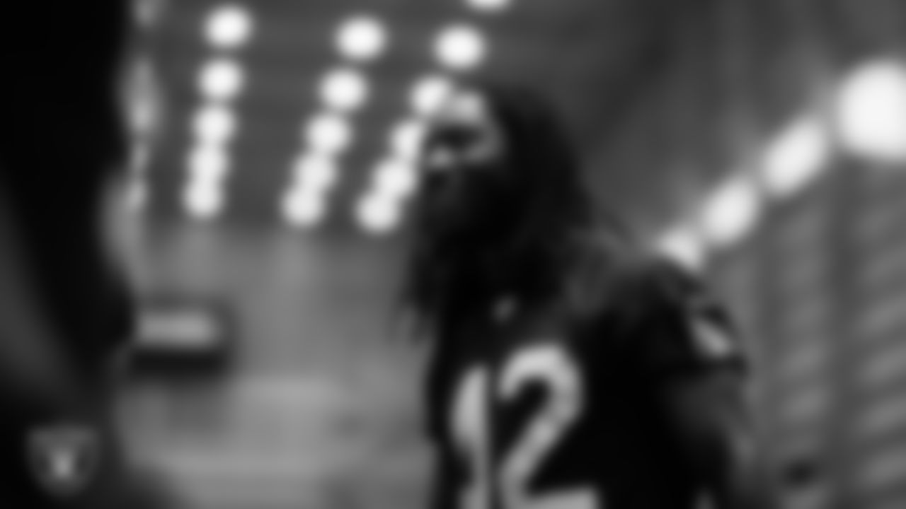 Las Vegas Raiders linebacker Cory Littleton (42) during practice at Intermountain Healthcare Performance Center.