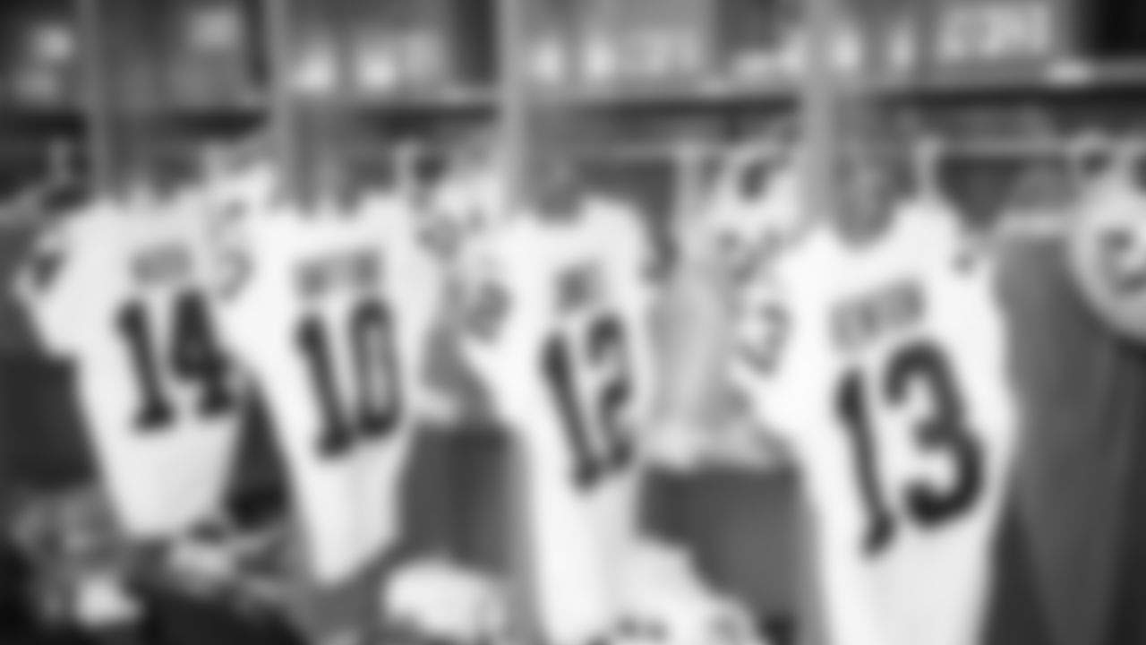 The Raiders locker room before the regular season game against the Los Angeles Chargers at ROKiT Field at Dignity Health Sports Park.