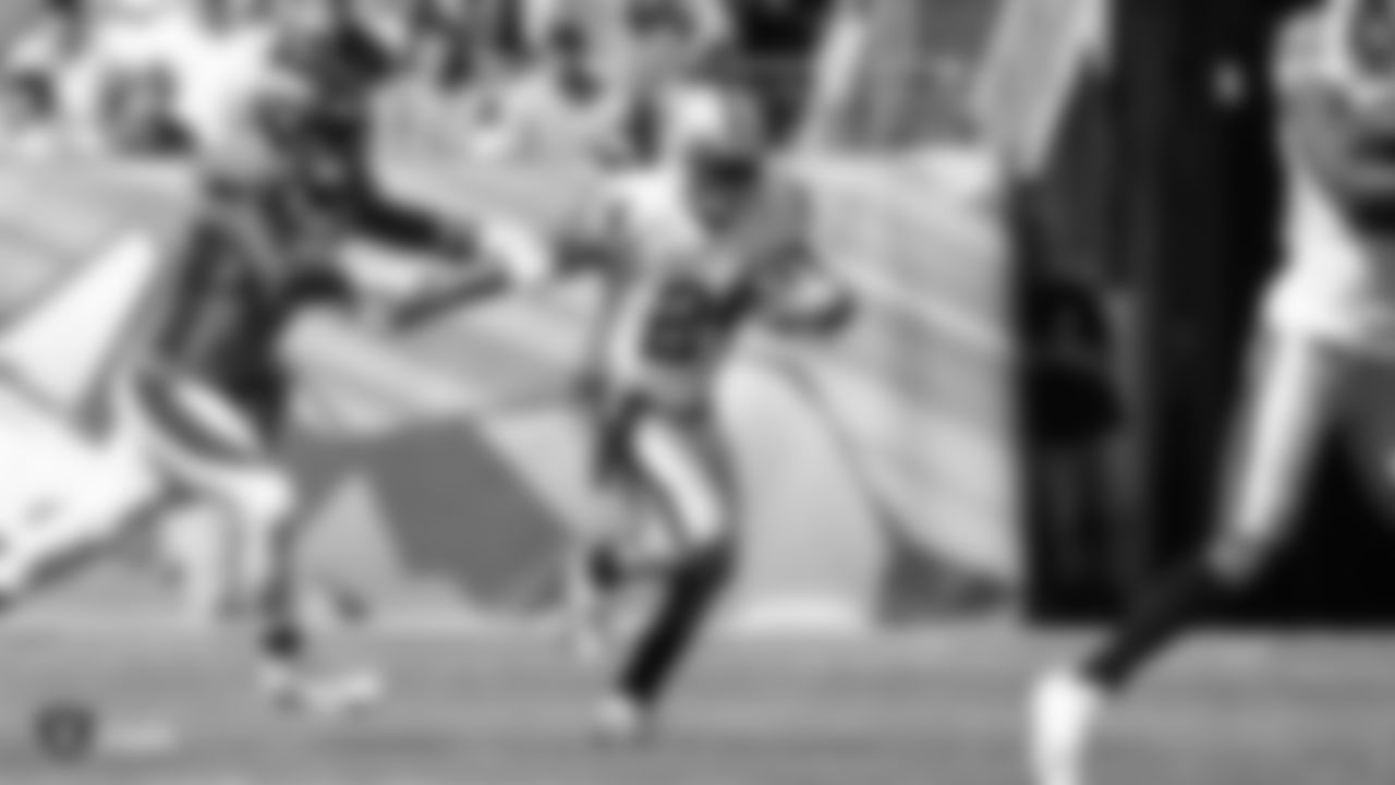Raiders running back Marshawn Lynch (24) during the Oakland Raiders regular season game against the Broncos in Week 2 at Broncos Stadium at Mile High, Sunday, September 16, 2018, in Denver, Colorado.