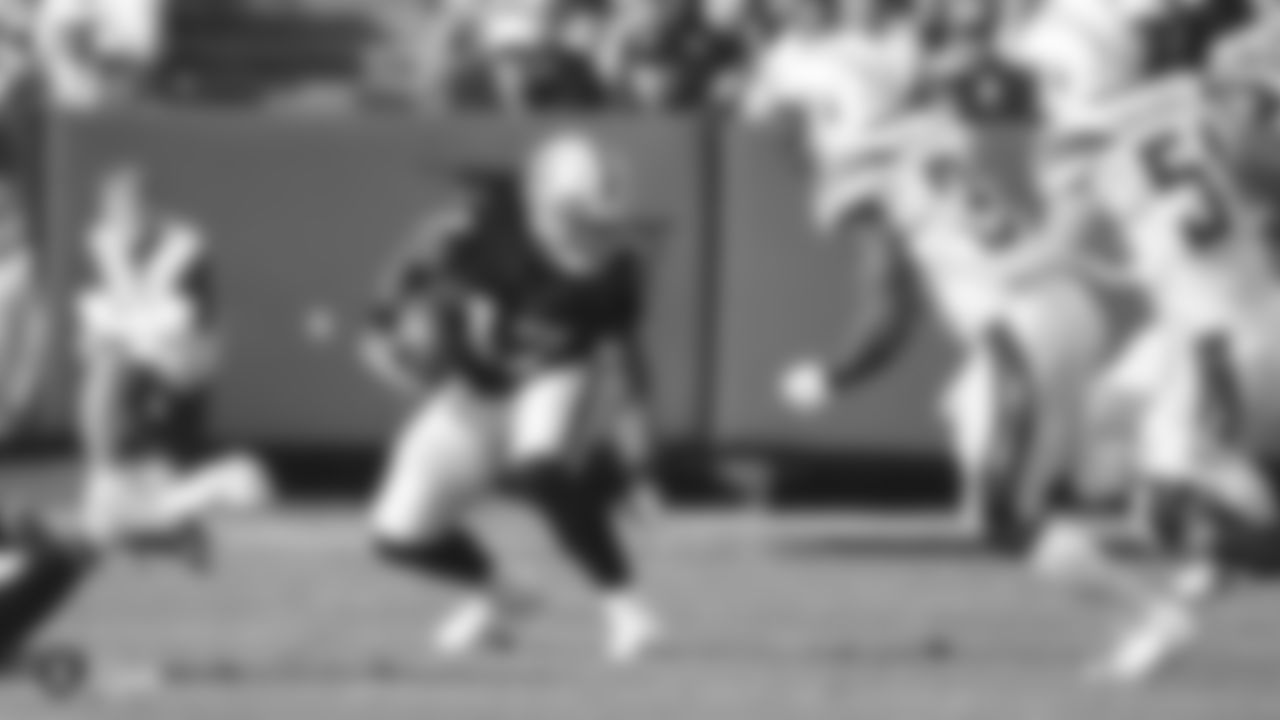 The Oakland Raiders regular season game against the Los Angeles Chargers at Oakland-Alameda County Coliseum, Sunday, November 11, 2018, in Oakland, California.