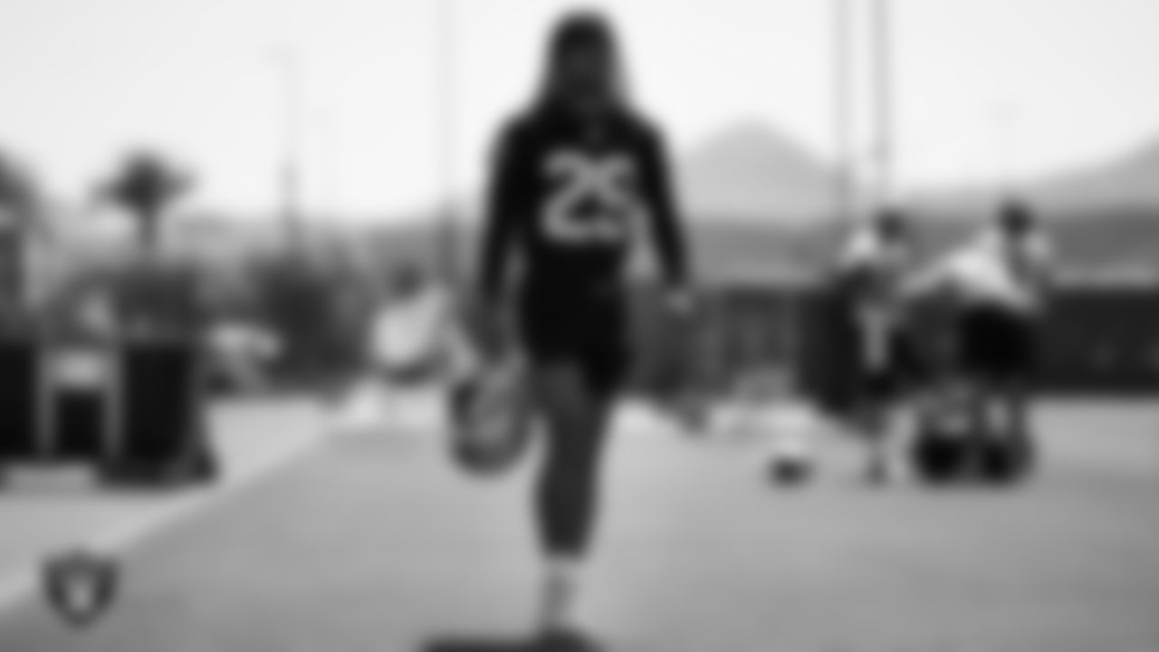 Las Vegas Raiders cornerback Anthony Averett (29) during Mandatory Minicamp.