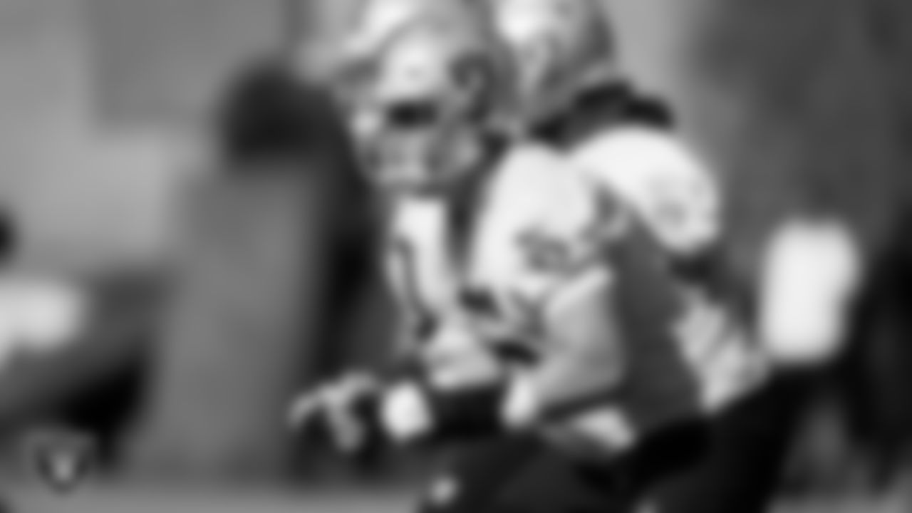 Las Vegas Raiders center Nick Martin (66) during practice at Intermountain Healthcare Performance Center.