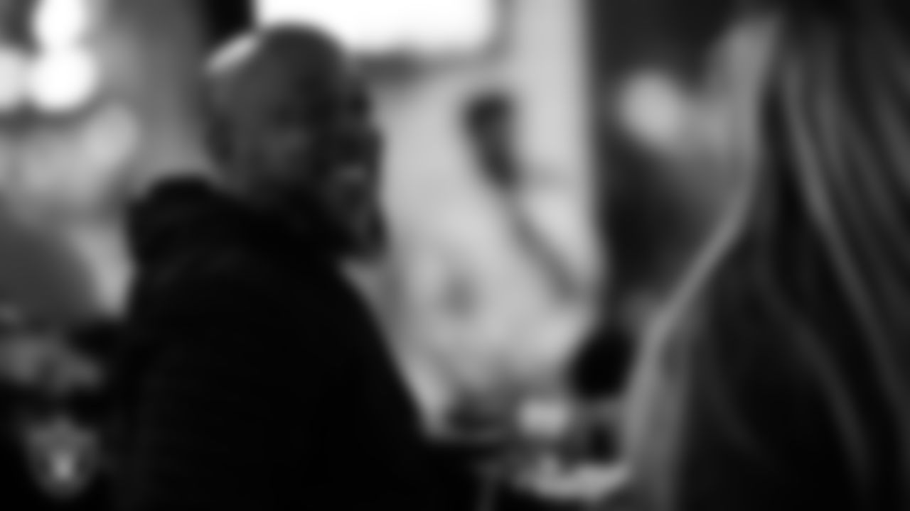 Members of the Las Vegas Raiders B.A.S.E.D. in Sports Employee Resource Group, employees of the Las Vegas Aces and members of the local Black Sports Professionals chapter join together for a Black History Month Networking Event at Top Golf.