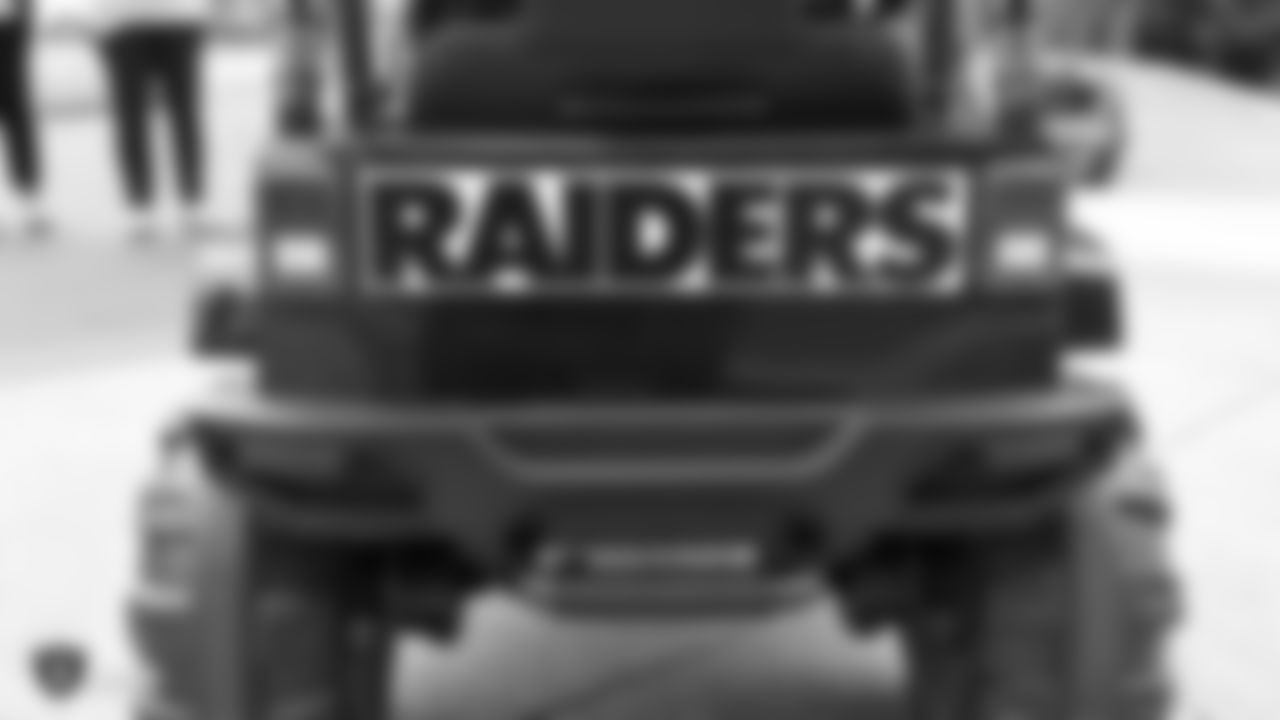 The Oakland Raiders, represented by long snapper Andrew DePaola, defensive tackle Justin Ellis, defensive tackle Maurice Hurst, guard Gabe Jackson, linebacker Marquel Lee, fullback Keith Smith, linebacker Tahir Whitehead, and linebacker Kyle Wilber, travel to UCSF Benioff Children’s Hospital in Oakland to visit and interact with young patients and their families, sign autographs and take photos, Tuesday, November 13, 2018, in Oakland, California.
