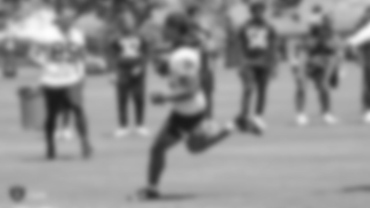 Raiders wide receiver Brian Burt (12) at a Mandatory Minicamp at the Raiders Practice Facility in Alameda, Calif.