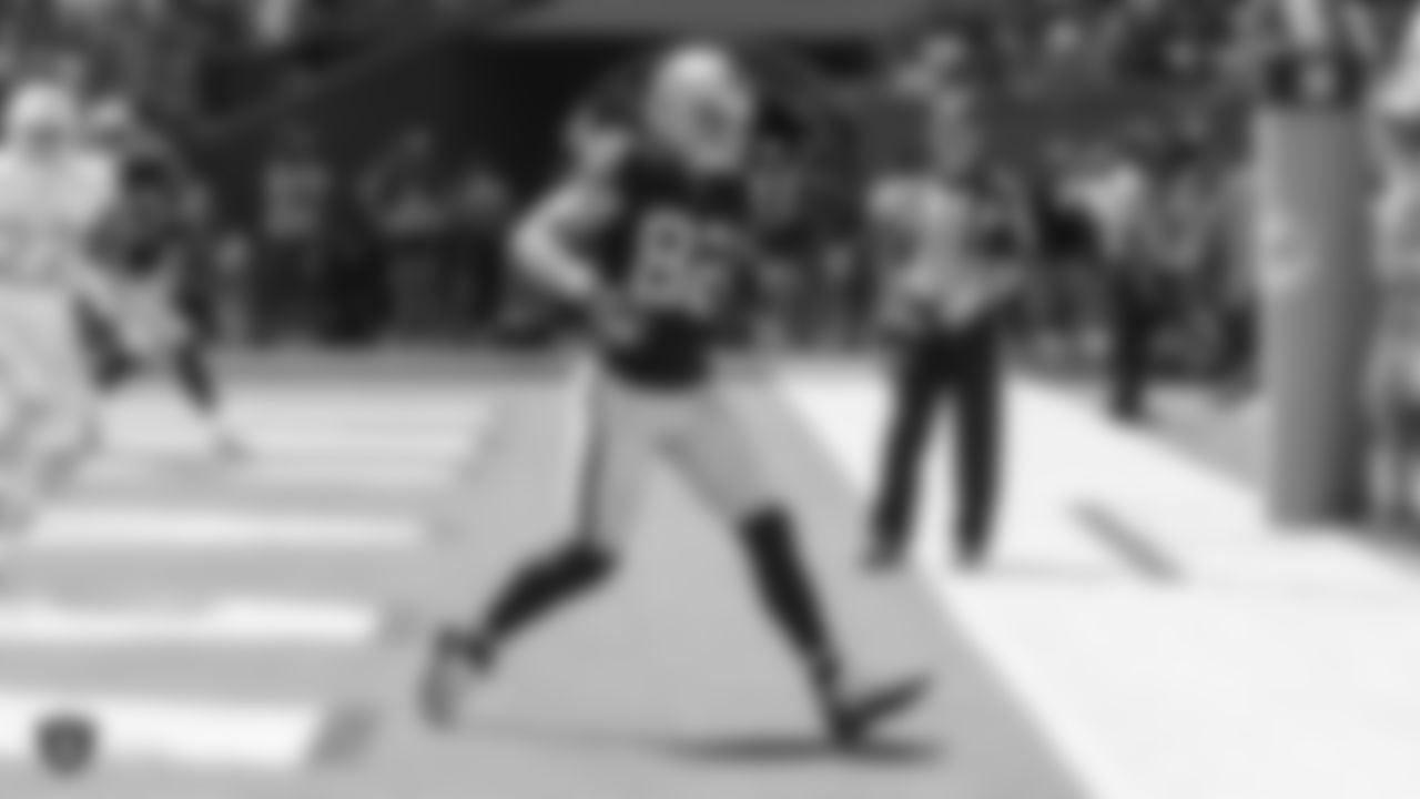 The Oakland Raiders regular season game against the Miami Dolphins at Hard Rock Stadium, Sunday, September 23, 2018, in Miami Gardens, Florida.
