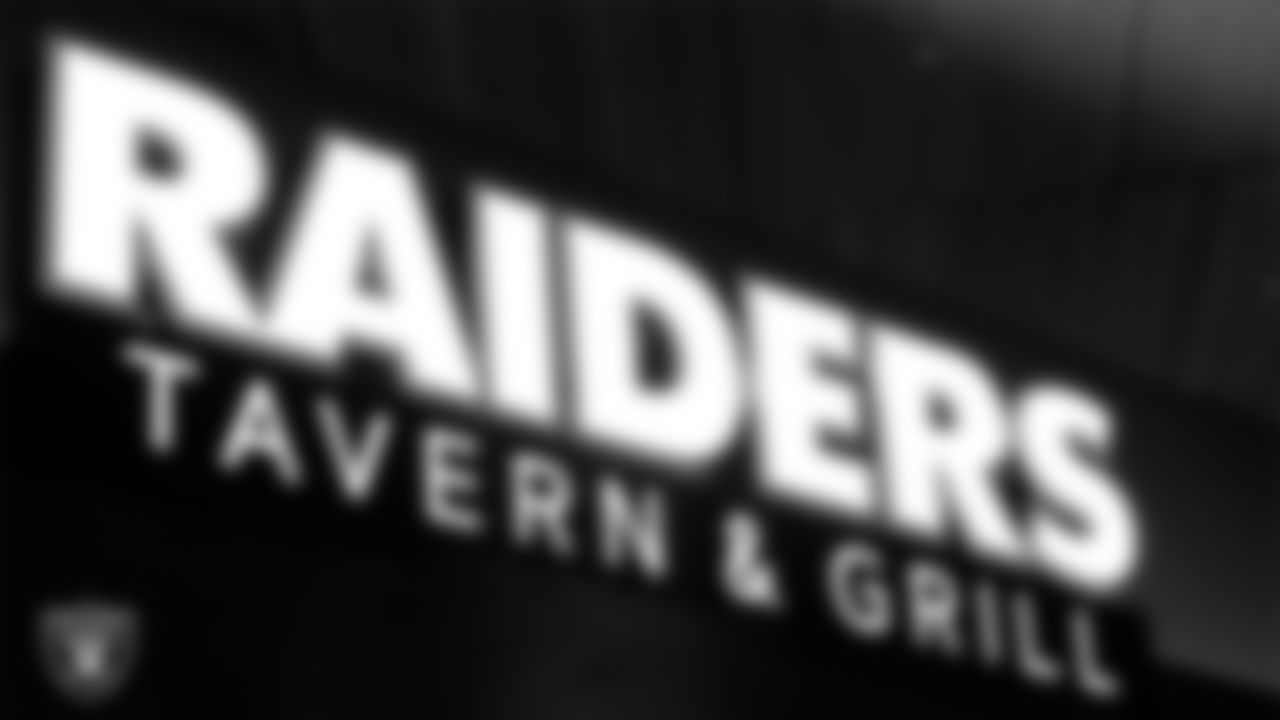 Raiders Tavern & Grill signage at the M Resort Spa Casino.