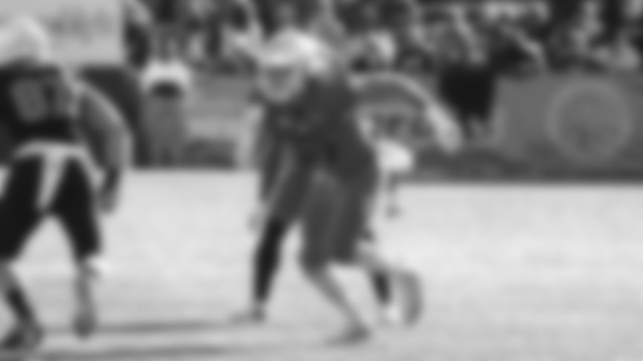 Game action of the 2019 Senior Bowl at Ladd-Peebles Stadium, Saturday, January 26, 2019, in Mobile, Alabama.
