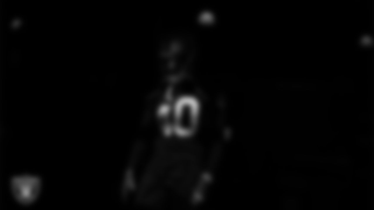 Las Vegas Raiders safety Jalen Elliott (40) during practice at Intermountain Healthcare Performance Center.